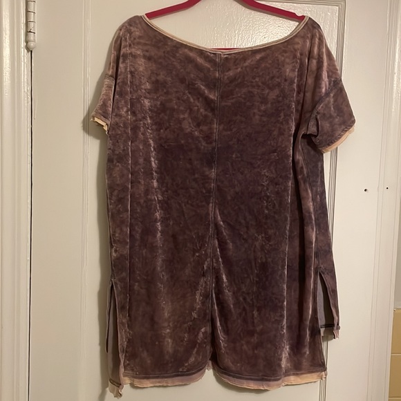 We the Free tie dye velour top - Picture 2 of 6